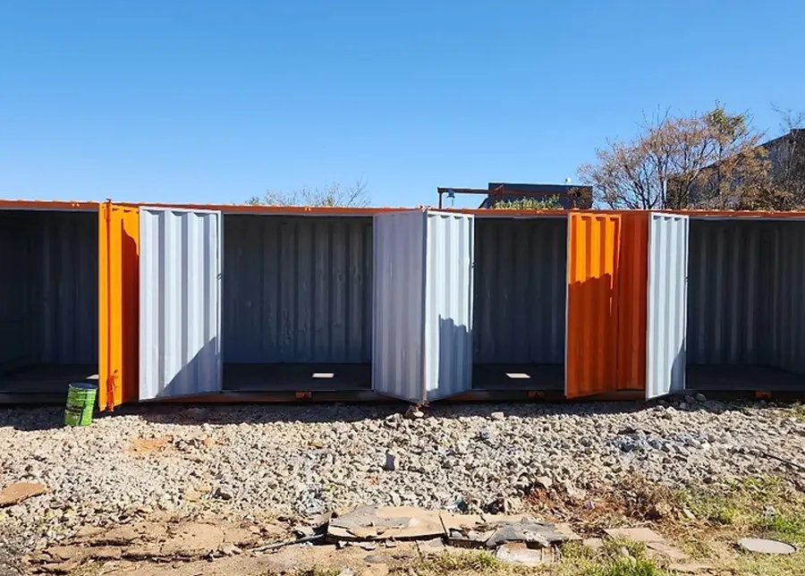 Converted Steel Containers Secure Storage on Construction Sites: Converted Shipping Containers ...